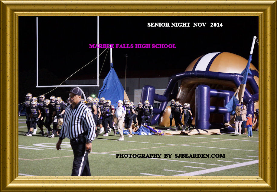 FOOTBALL TEAM HS MARBLE FALLS