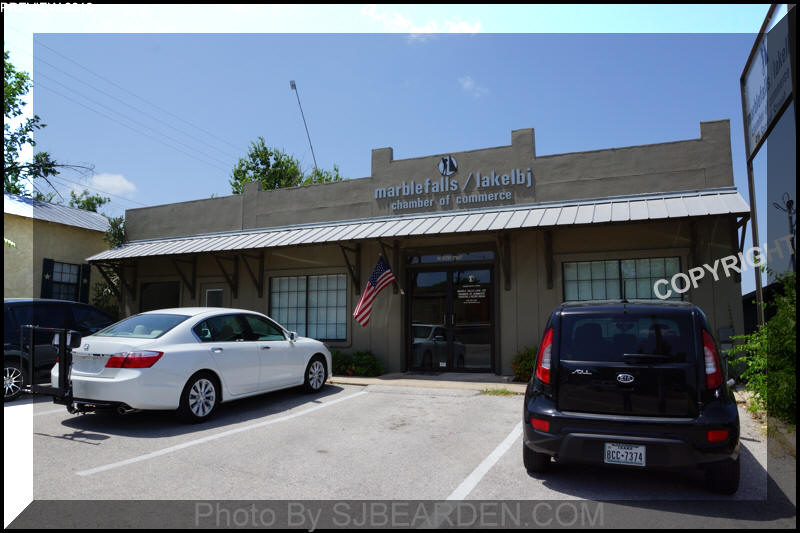 front of marble falls chamber