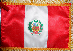 Peru flag 2018