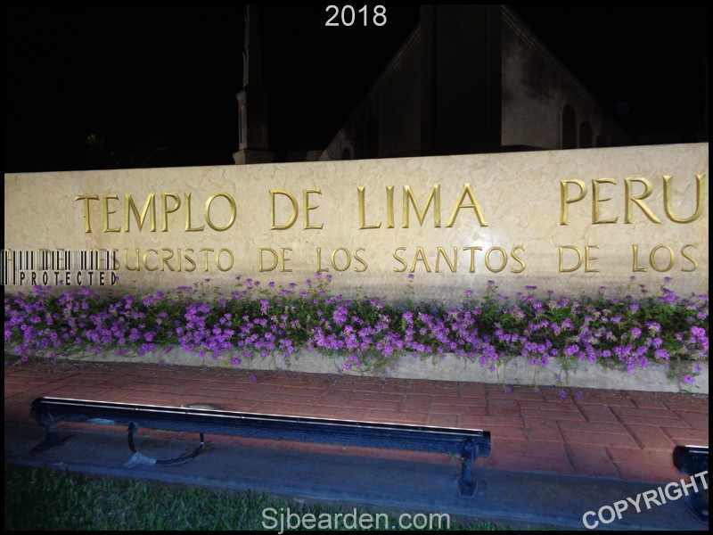 Lima PERU TEMPLE